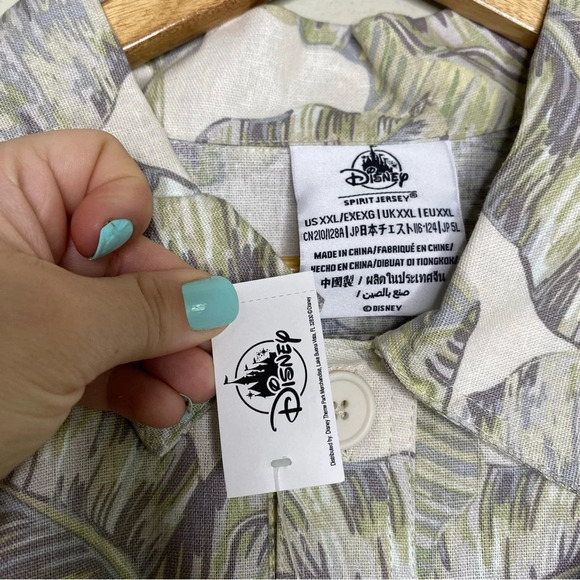 ✨NWT Walt Disney World Tropical Spirit Jersey Shirt Jacket Shacket Men's XXL 2XL - Picture 4 of 12